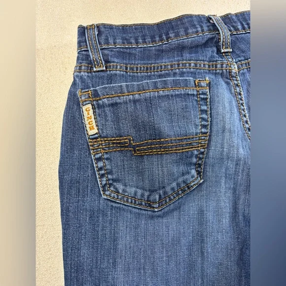 Cinch Jesse Jeans Mens 29x36 Medium Wash Straight Stretch Western Cowboy - Picture 9 of 10